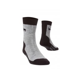 Trekking Socken Grau/Schwarz 36-38