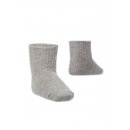 Baby Alpaka Kinder Socken silbergrau 21-23