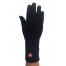 Handschuhe Uni 100% Baby Alpaka schwarz M